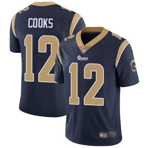 Los Angeles Rams Limited Navy Blue Men Brandin Cooks Home Jersey NFL Football #12 Vapor Untouchable